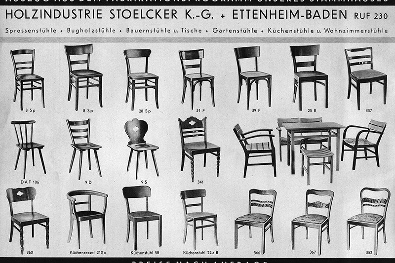 Stoelcker Produktübersicht 1935